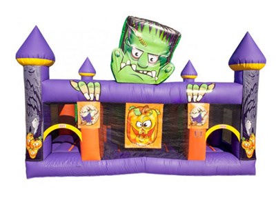 inflatable Halloween haunted maze, kids playgrounds for sale